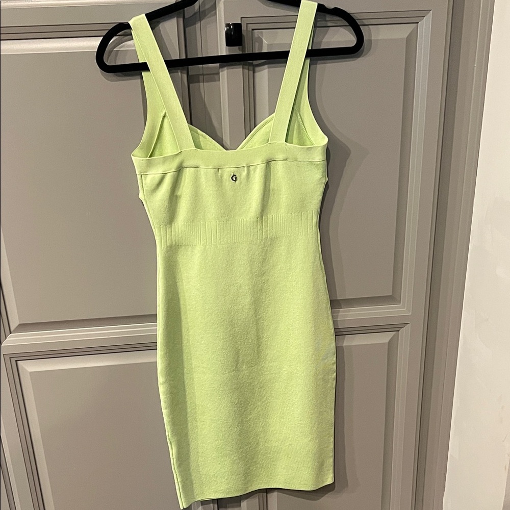 Guess Lime Green Mini Dress - Picture 3 of 6